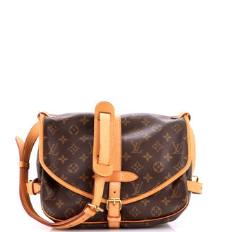 Saumur Handbag Monogram Canvas 30