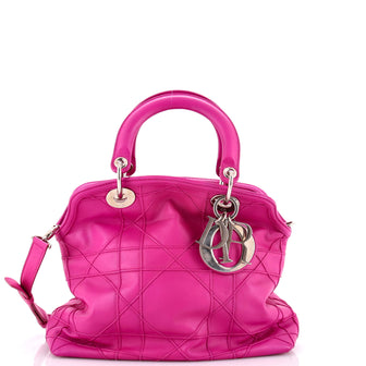 Granville Satchel Cannage Quilt Leather Small