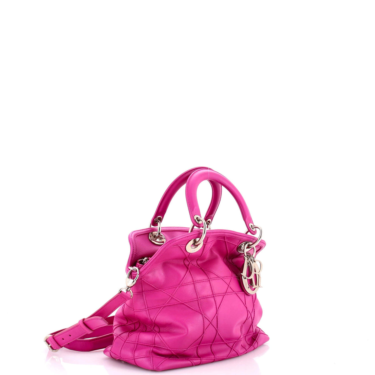 Granville Satchel Cannage Quilt Leather Small