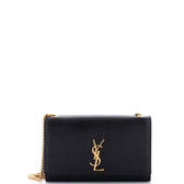 Classic Monogram Crossbody Bag Grainy Leather Medium