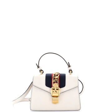 Sylvie Top Handle Bag Leather Mini