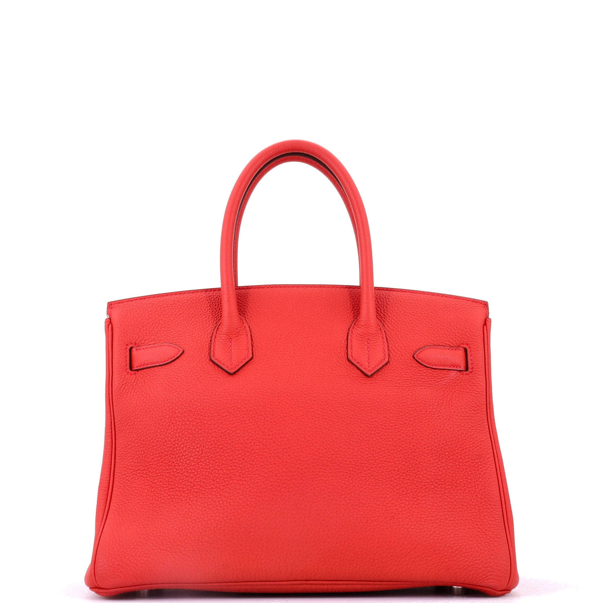Birkin Handbag Geranium Togo with Palladium Hardware 30