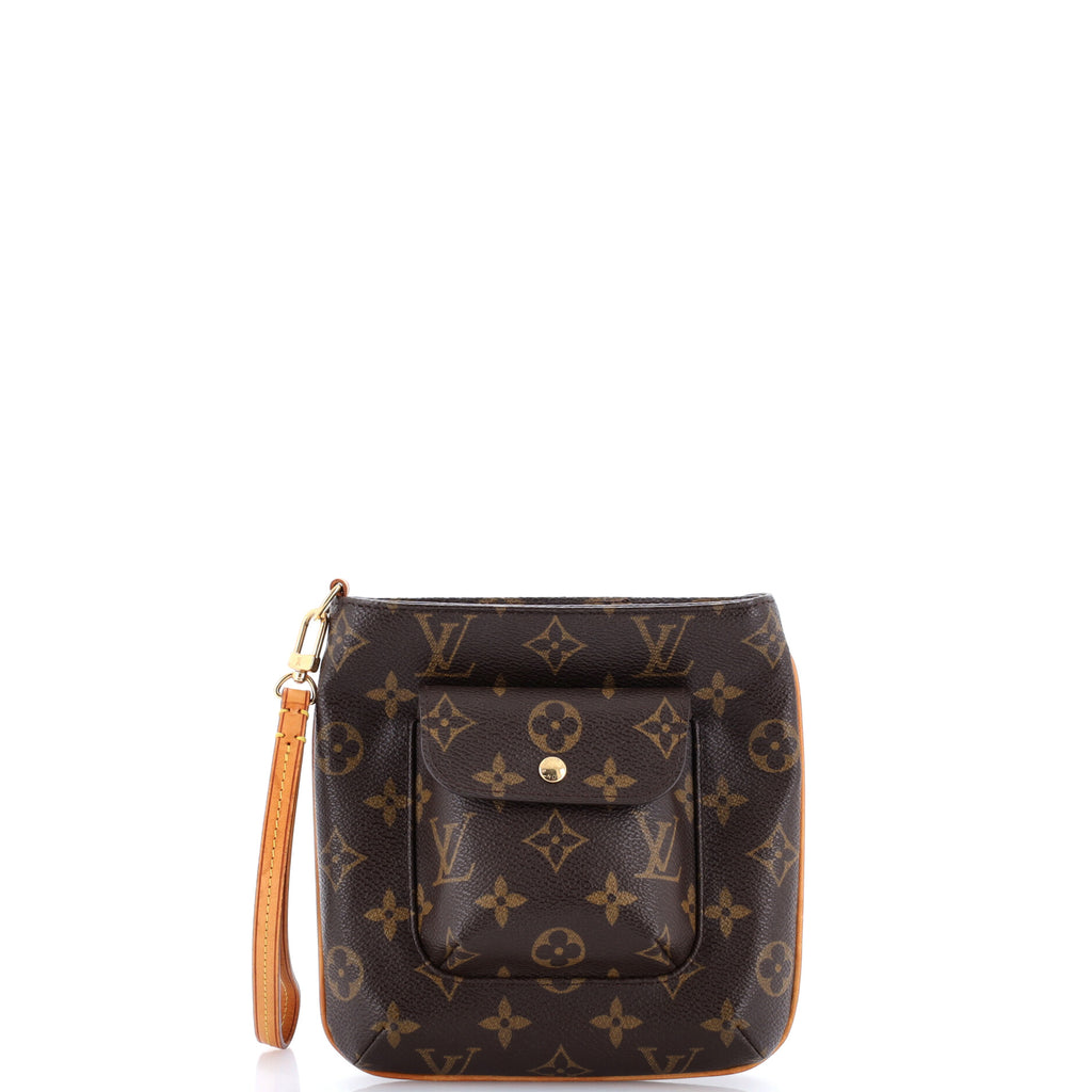 Partition Wristlet Clutch Monogram Canvas