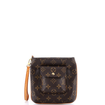 Partition Wristlet Clutch Monogram Canvas