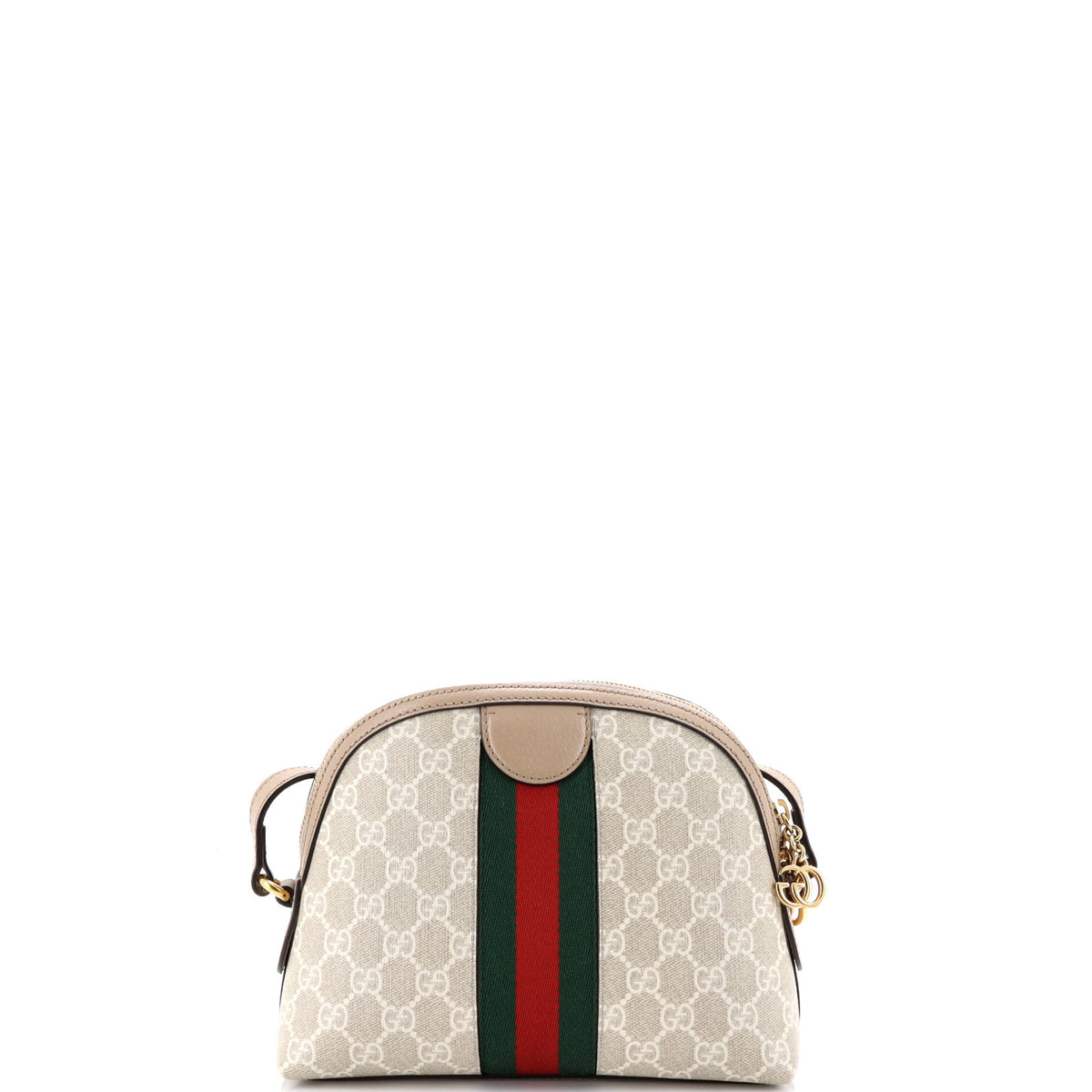 Ophidia Dome Shoulder Bag GG Coated Canvas Small