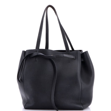 Phantom Tie Cabas Tote Leather Medium