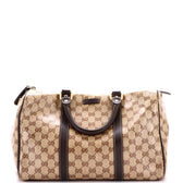 Joy Boston Bag GG Coated Canvas Medium