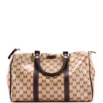 Joy Boston Bag GG Coated Canvas Medium