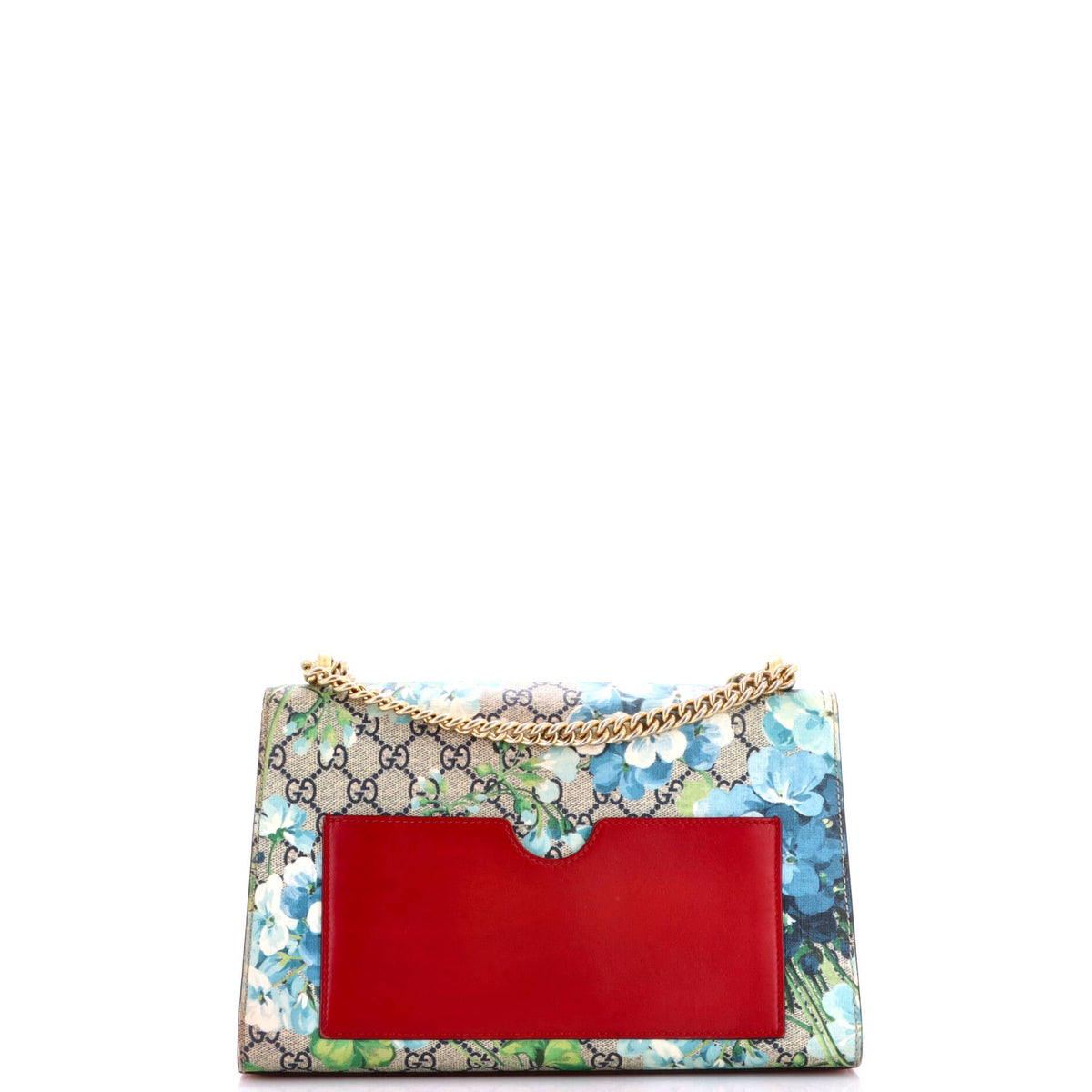 Padlock Shoulder Bag Blooms Print GG Coated Canvas Medium