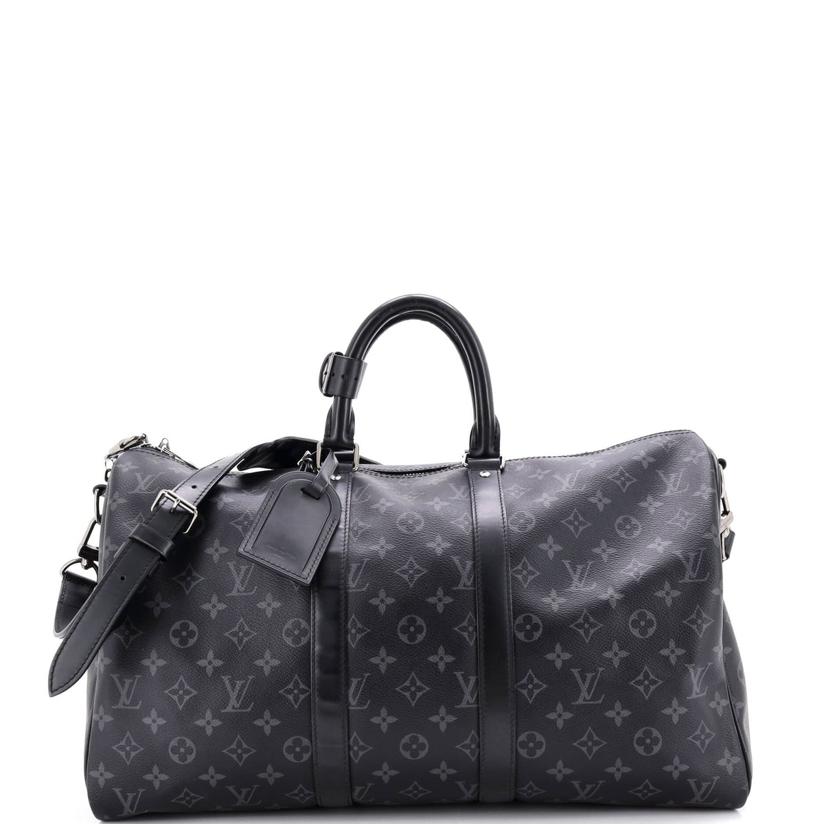 Keepall Bandouliere Bag Monogram Eclipse Canvas 45