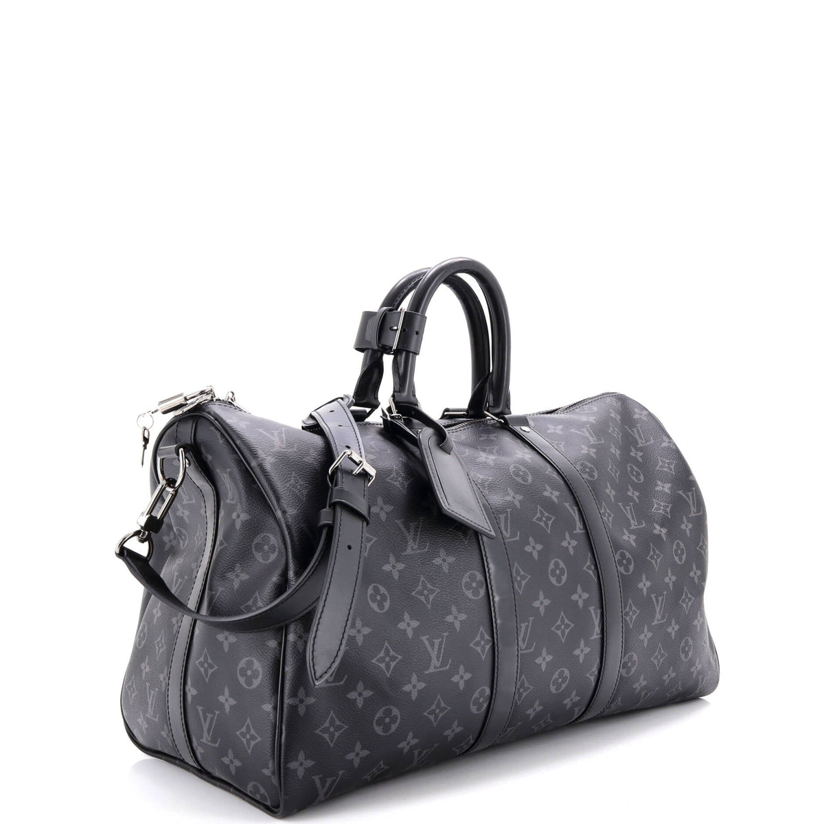 Keepall Bandouliere Bag Monogram Eclipse Canvas 45