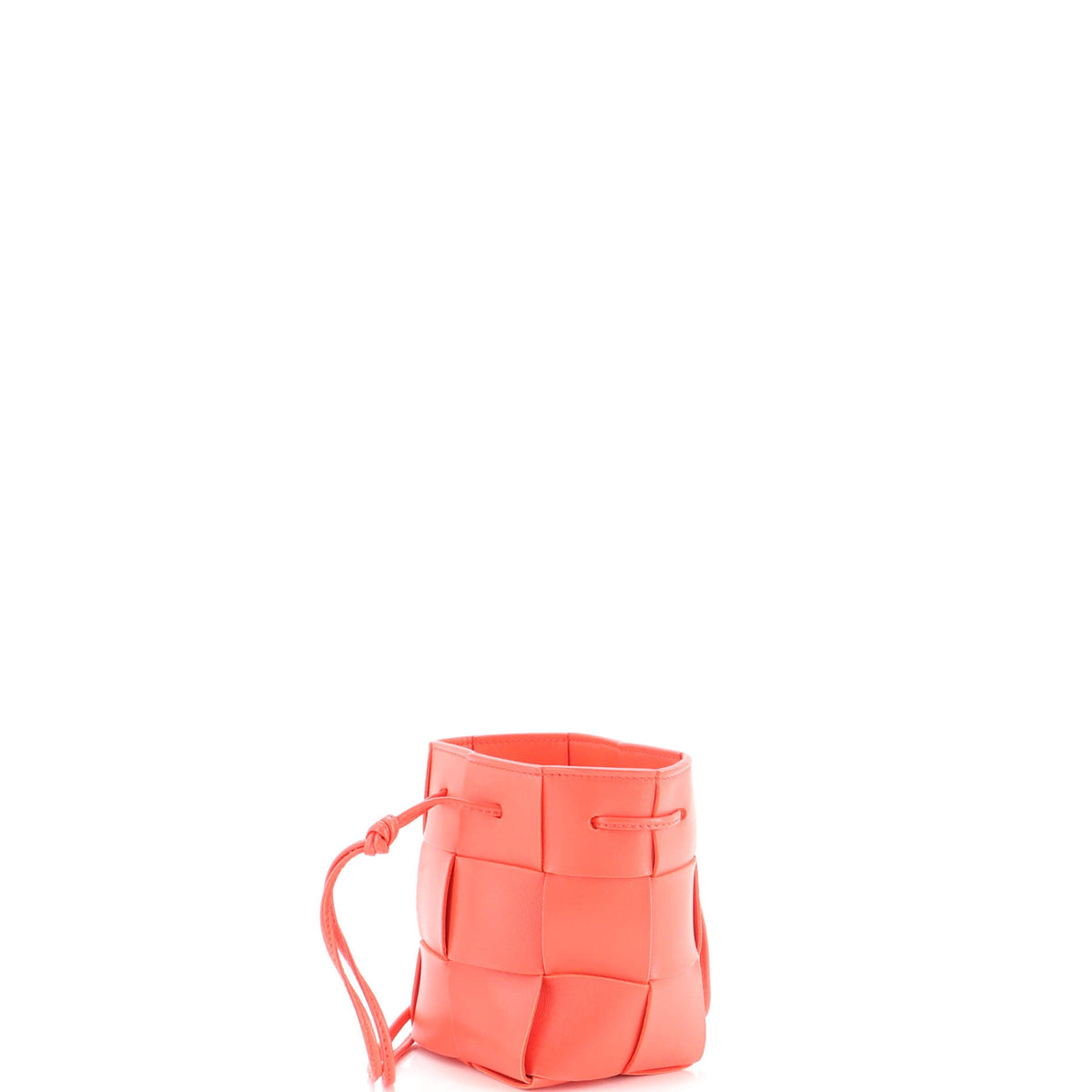 Cassette Bucket Bag Maxi Intrecciato Leather Mini