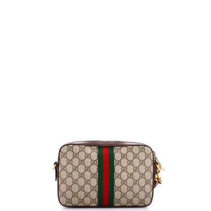 Ophidia Zip Wristlet Shoulder Bag GG Coated Canvas Small