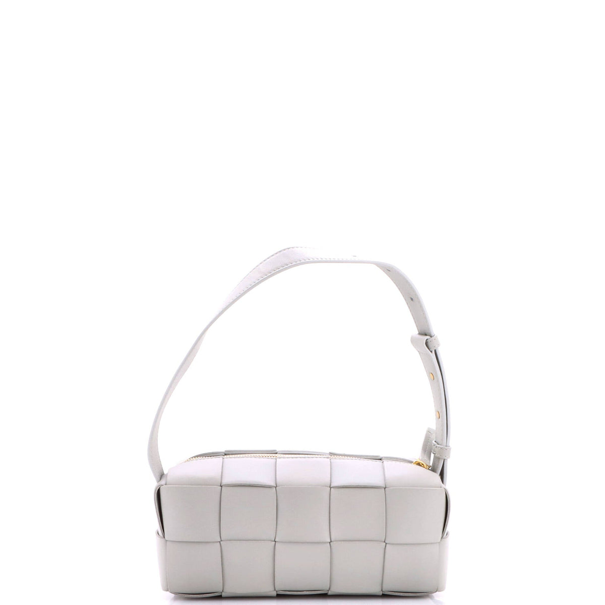 Brick Cassette Shoulder Bag Maxi Intrecciato Leather Small