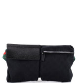 Vintage Double Belt Bag GG Canvas with Leather