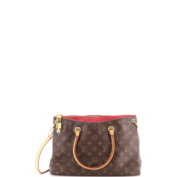 Pallas Tote Monogram Canvas with Leather
