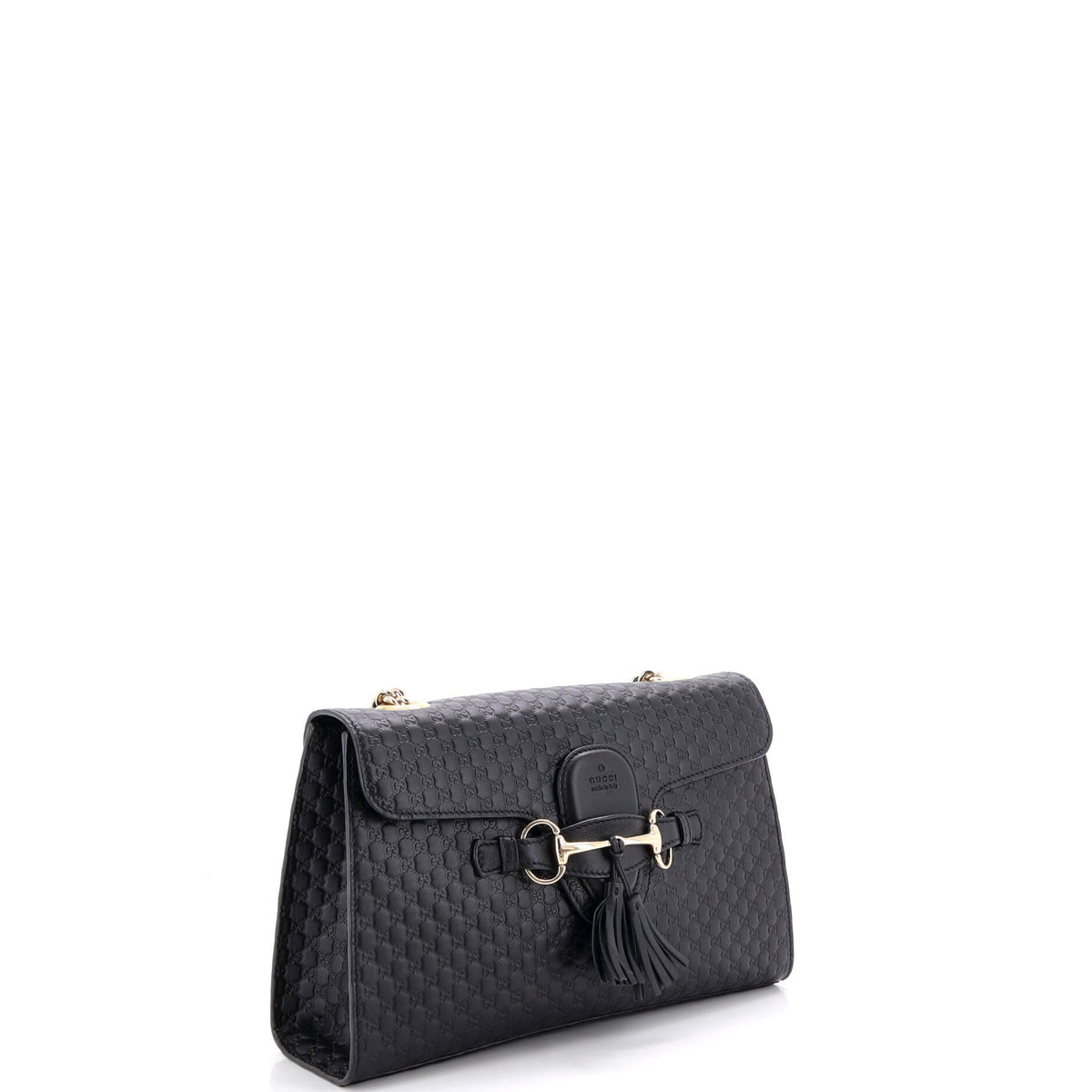 Emily Chain Flap Bag Microguccissima Leather Medium