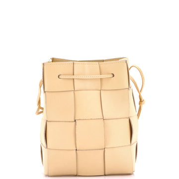 Cassette Bucket Bag Maxi Intrecciato Leather Small