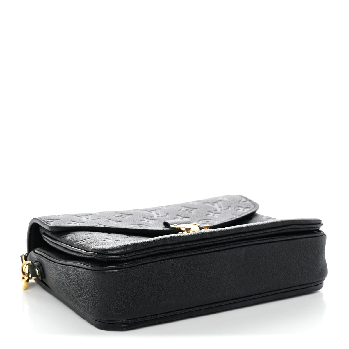 Louis Vuitton Monogram Empreinte Pochette Metis Bag Black