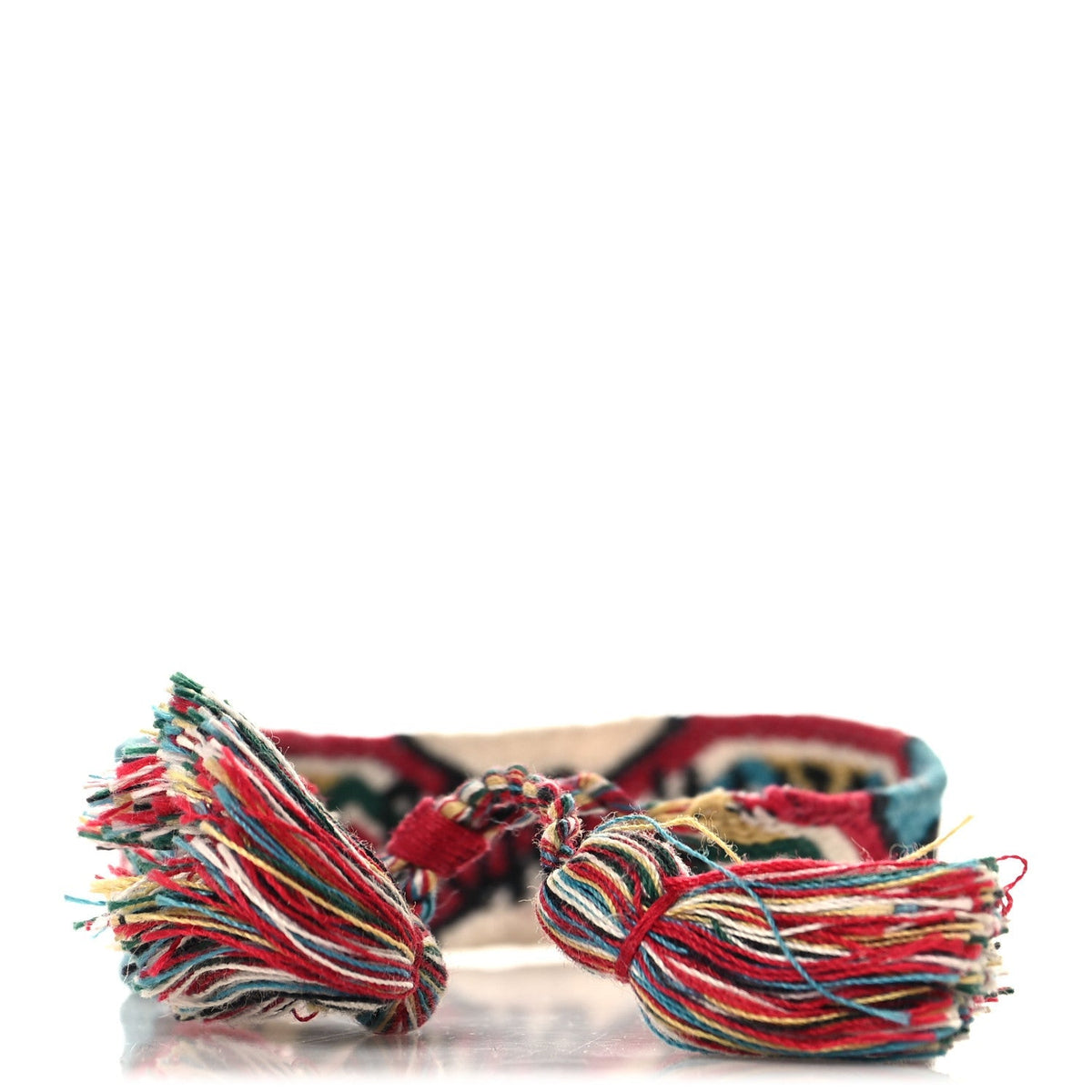 Christian Dior Woven Cotton J'Adior Friendship Bracelet Multicolor