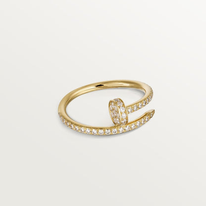 18K Gold Diamonds Juste un Clou Ring