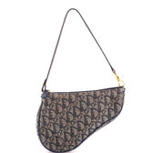 Vintage Saddle Bag Diorissimo Canvas Mini