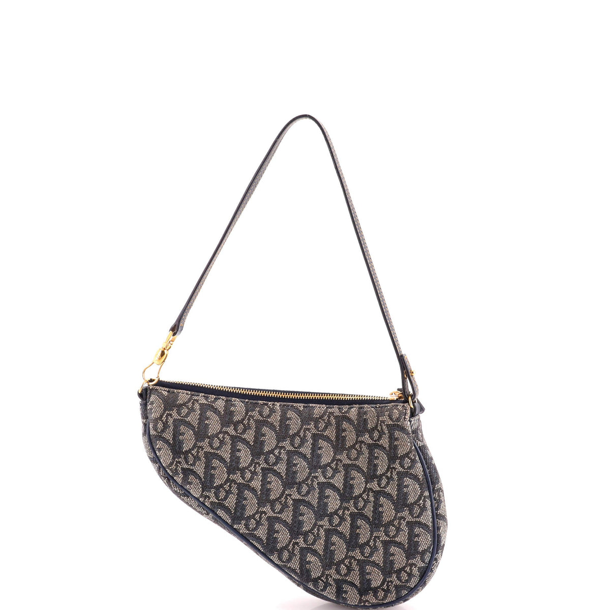 Vintage Saddle Bag Diorissimo Canvas Mini