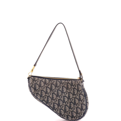 Vintage Saddle Bag Diorissimo Canvas Mini