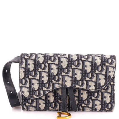 Saddle Rectangular Belt Bag Oblique Canvas
