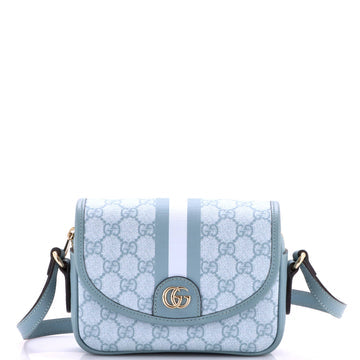 Ophidia Flap Shoulder Bag GG Coated Canvas Mini