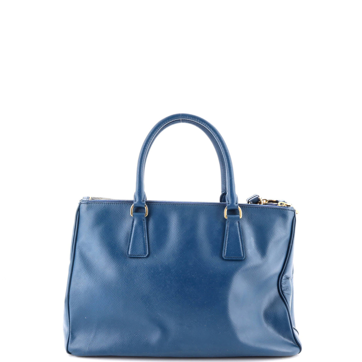 Double Zip Lux Tote Saffiano Leather Large