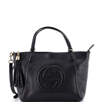 Soho Convertible Top Handle Bag Leather Small
