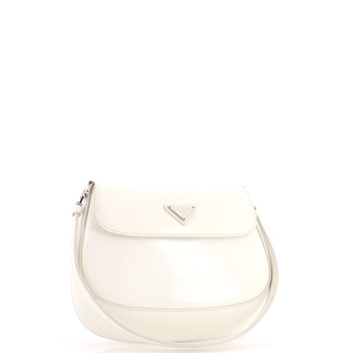Cleo Flap Shoulder Bag Spazzolato Leather Small