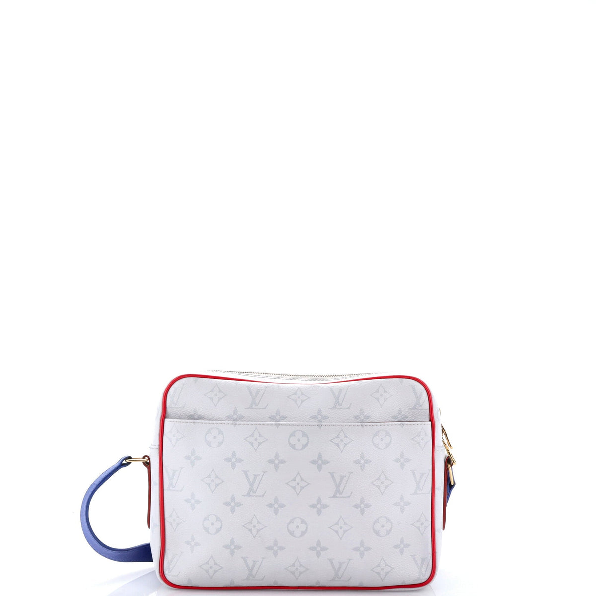 x NBA Nil Messenger Bag Monogram Antarctica Canvas