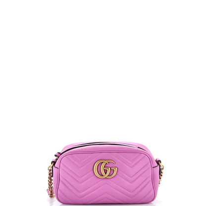 GG Marmont Shoulder Bag Matelasse Leather Small