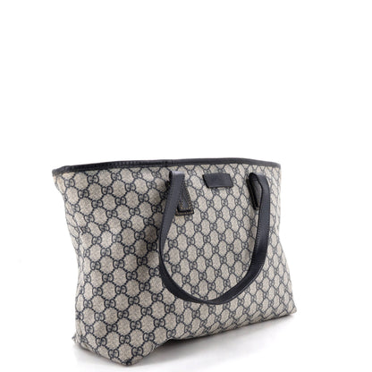 Plus Tote GG Coated Canvas with Leather Medium