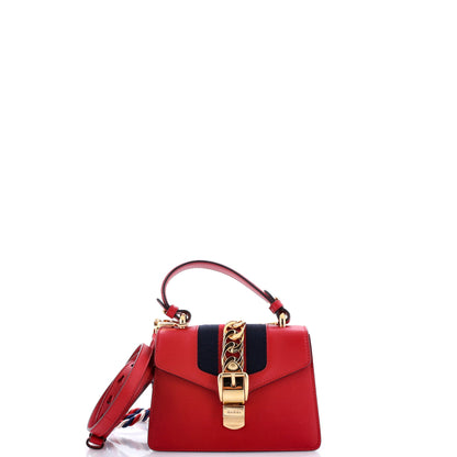 Sylvie Top Handle Bag Leather Mini