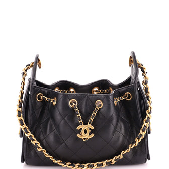 25 Hobo Bag Quilted Caviar Mini