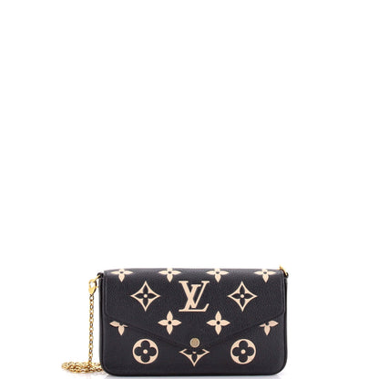 Felicie Pochette Bicolor Monogram Empreinte Giant