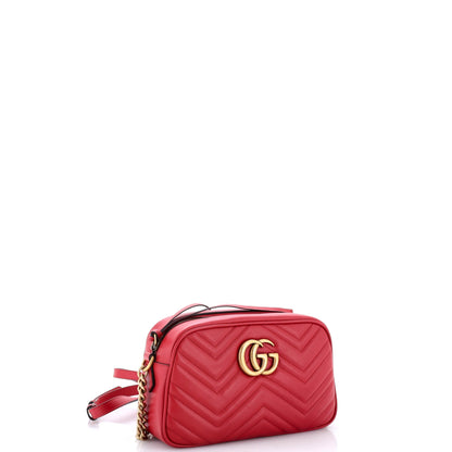 GG Marmont Shoulder Bag Matelasse Leather Small