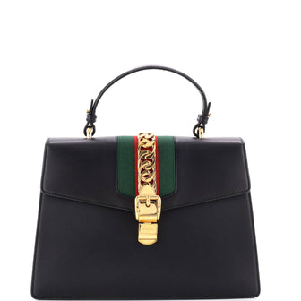 Sylvie Top Handle Bag Leather Medium