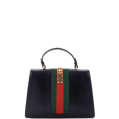 Sylvie Top Handle Bag Leather Medium