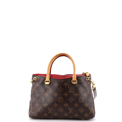 Pallas Tote Monogram Canvas with Leather BB