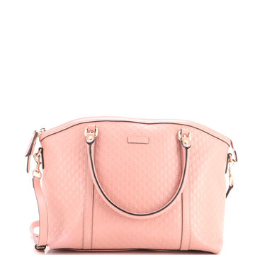 Britt Convertible Dome Satchel Microguccissima Leather Medium