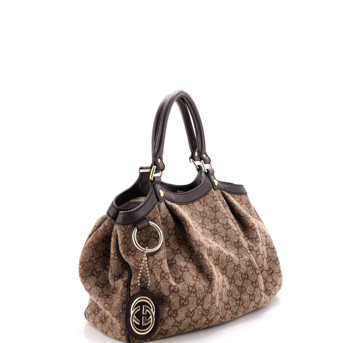 Sukey Tote GG Canvas with Leather Medium