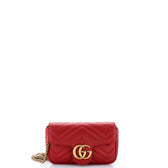 GG Marmont Flap Bag Matelasse Leather Super Mini