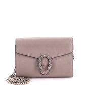 Dionysus Chain Wallet Leather with Embellished Detail Small
