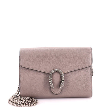 Dionysus Chain Wallet Leather with Embellished Detail Small