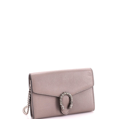 Dionysus Chain Wallet Leather with Embellished Detail Small