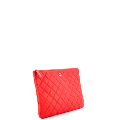 O Case Clutch Quilted Lambskin Medium